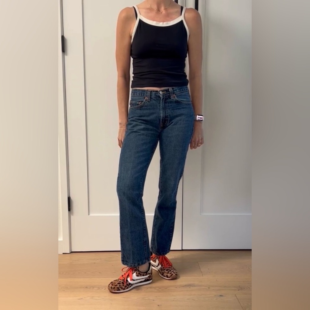 Red Engine - Vintage 1999 Dark Blue Straight-Leg Jeans
